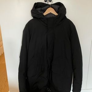 Uniqlo Men’s Parka, Black, Size Large